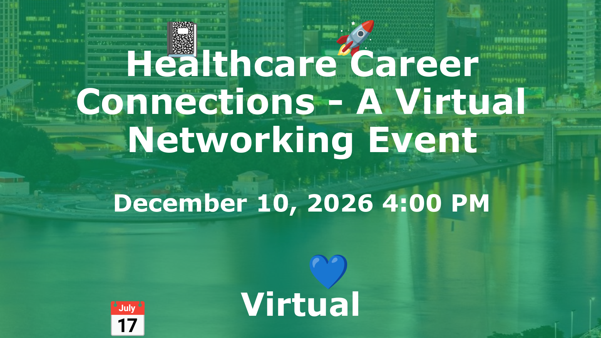 Healthcare Career Connections - A Virtual Networking Event event image